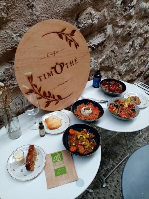 Chambre Atypique Dans Cafe Healthy 圣保罗-德旺斯 外观 照片